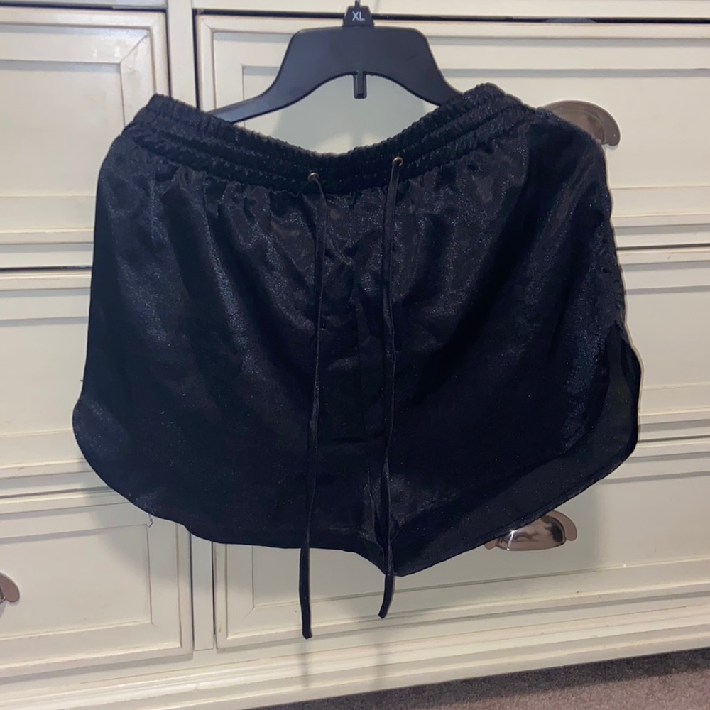 Silky Stylish Black Shorts ✨